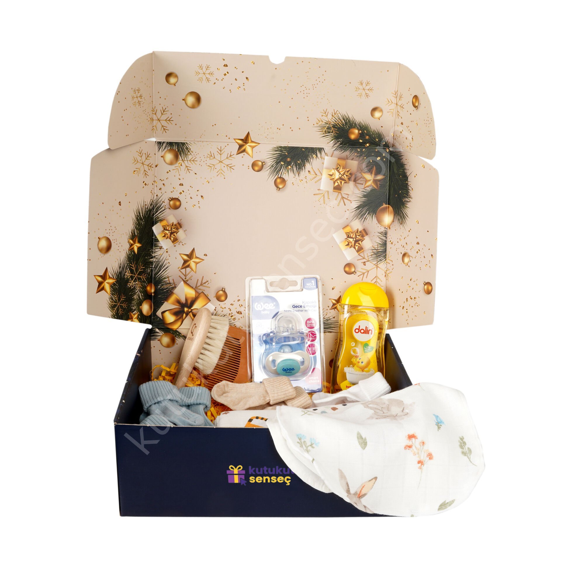 Erkek Bebeklere Özel Hediye Kutusu